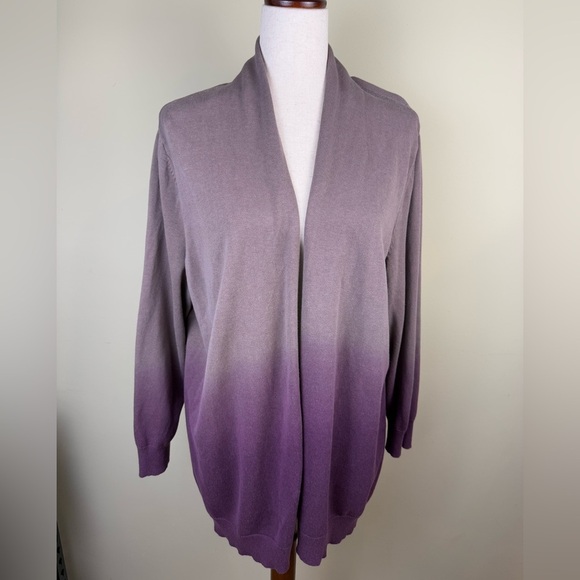 Belle by Kim Gravel Sweaters - Belle by Kim Gravel ombré cardigan size 1x preowned